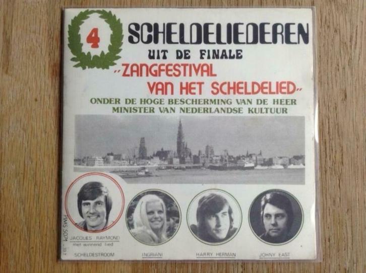 single jacques raymond, ingriani, harry herman, johnny east, Cd's en Dvd's, Vinyl Singles, Single, Nederlandstalig, 7 inch, Ophalen of Verzenden