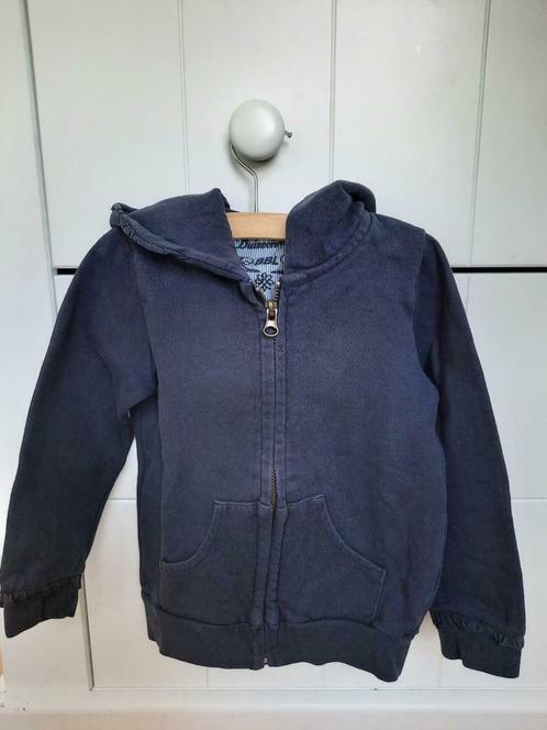 Blauwe sweater • Buissonnière • maat BBL (104/4 j) • meisje, Kinderen en Baby's, Kinderkleding | Maat 104, Gebruikt, Meisje, Trui of Vest