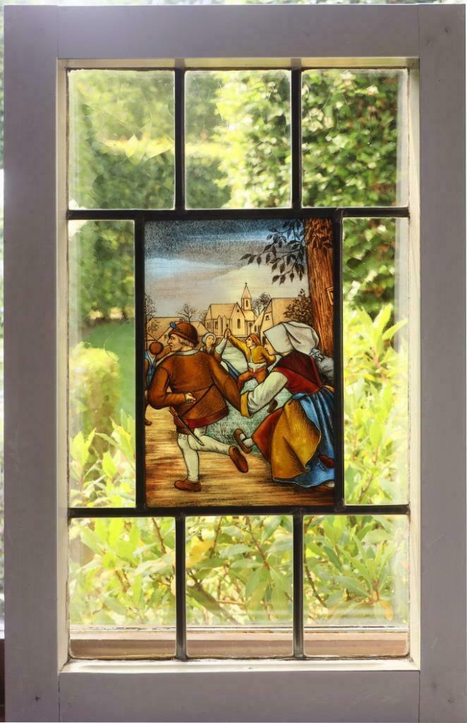 2 glasramen / brandramen : Rubens en Breugel-Bruegel, Antiek en Kunst, Antiek | Glaswerk en Kristal, Ophalen