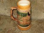 Anciennes chopes a bière en barbotine., Collections, Utilisé, Enlèvement ou Envoi