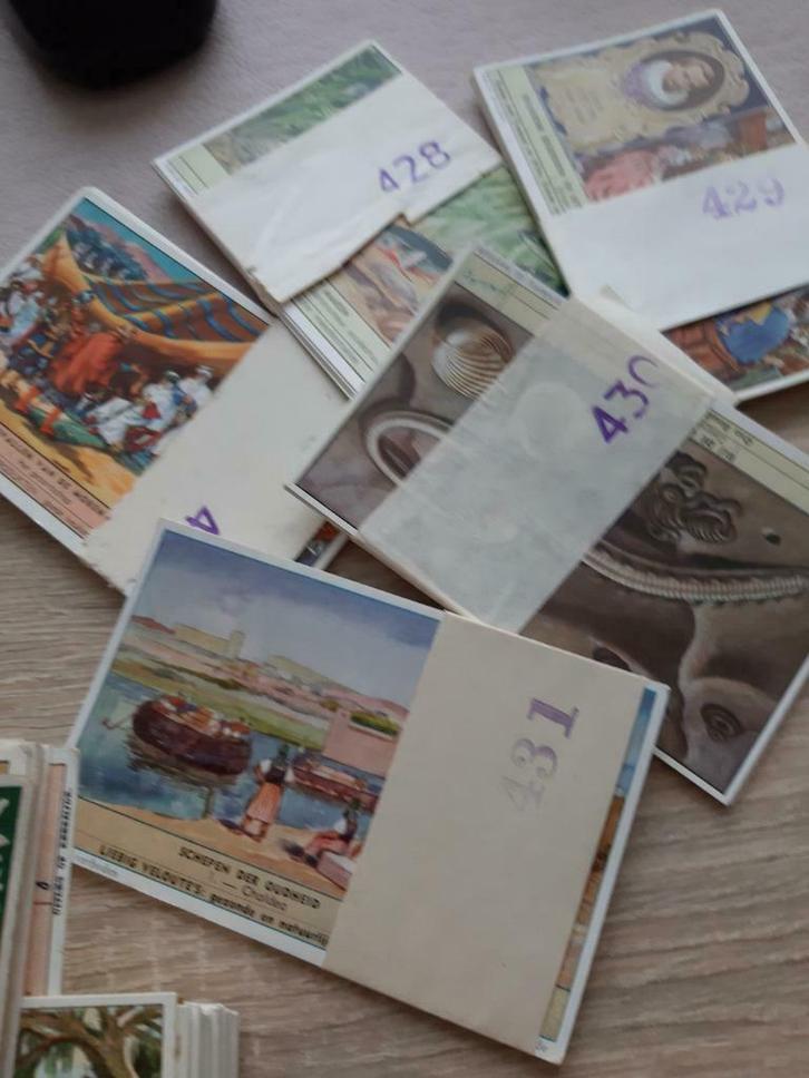 Lot van 17 series Liebig prenten, Verzamelen, Foto's en Prenten, Zo goed als nieuw, Prent, Overige onderwerpen, Ophalen of Verzenden