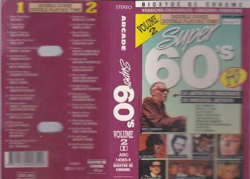 Super 60's, CD & DVD, Cassettes audio, Originale, 1 cassette audio, Avec boîte de rangement, étagère ou coffret, Enlèvement ou Envoi