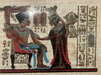 Papyrus égyptien 80 x 65 cm, Antiquités & Art, Enlèvement ou Envoi