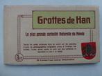 Grottes de Han mapje met 10 afscheurbare nieuwe postkaarten, Namur, Non affranchie, Envoi