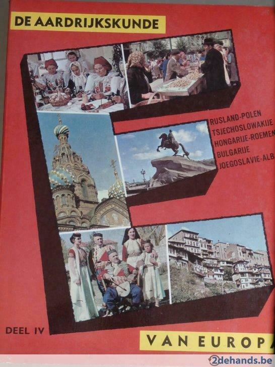 De aardrijkskunde van Europa Deel IV-reeks Kuifjebonsproduct, Ophalen of Verzenden, Gebruikt