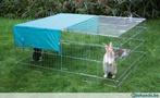 Buitenren voor konijnen incl. zonnebescherming - Agrodieren, Enlèvement ou Envoi