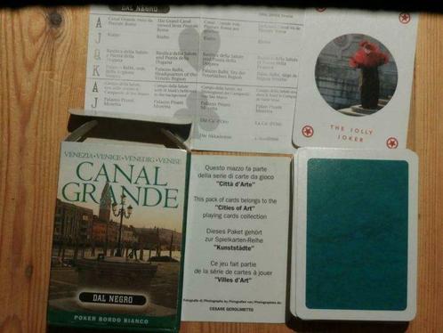 Canal Grande"Venezia(poker bordo bianco), Verzamelen, Speelkaarten, Jokers en Kwartetten, Nieuw, Speelkaart(en), Ophalen of Verzenden