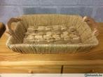 Opdienblad in rotan met handige handvaten, Antiek en Kunst, Ophalen