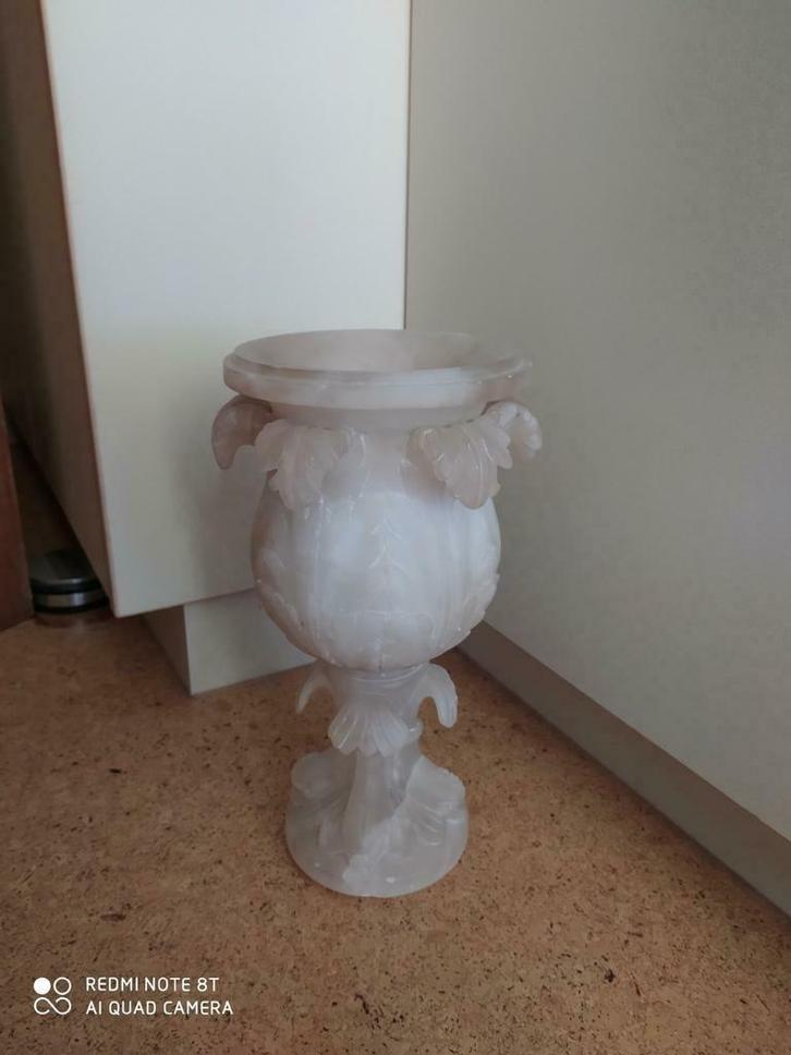 Albasten decoratieve vaas, Antiek en Kunst, Antiek | Vazen, Ophalen