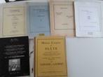 5 partitions de musique et 1 méthode complète de flûte, Enlèvement ou Envoi, Utilisé