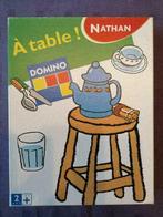 Domino - A table - Nathan, Hobby & Loisirs créatifs, Jeux de société | Autre, Comme neuf, 1 ou 2 joueurs, Nathan, Enlèvement ou Envoi