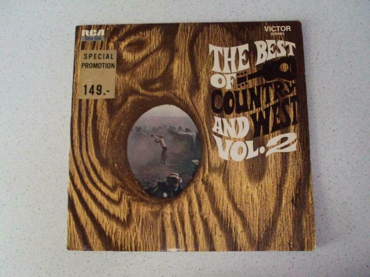 LP "The Best of Country & West Volume 2" anno 1968., Cd's en Dvd's, Vinyl | Country en Western, 12 inch, Ophalen of Verzenden