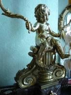 Putti chérubin bougeoir Empire en bronze, Antiek en Kunst, Ophalen