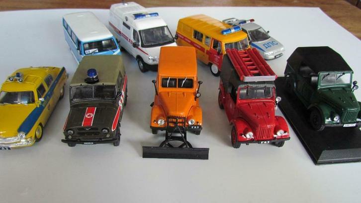USSR CCCP Rusland Lada Gaz Volga schaalmodellen 1/43, Hobby en Vrije tijd, Modelauto's | 1:43, Nieuw, Auto, Ophalen of Verzenden