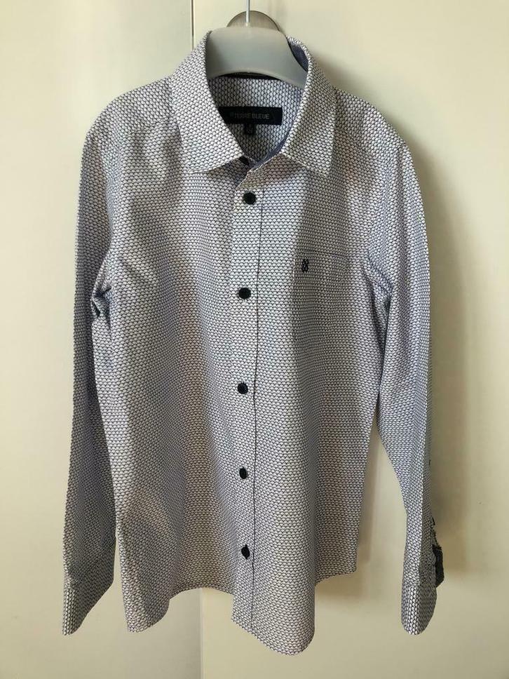 jongenshemd Terre Bleue maat 128 = 8 jaar, Kinderen en Baby's, Kinderkleding | Maat 128, Zo goed als nieuw, Jongen, Overhemd of Blouse
