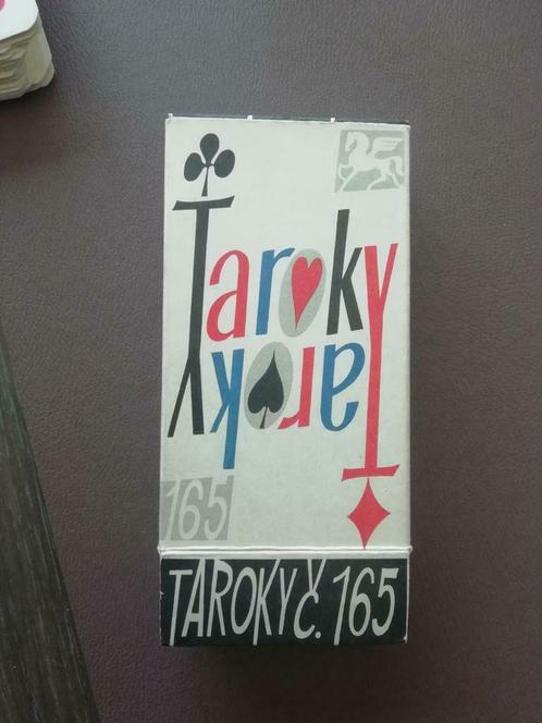 Cartes de tarot vintage étranges. Taroky 165 Tchèque ça 1950, Livres, Ésotérisme & Spiritualité, Comme neuf, Enlèvement ou Envoi