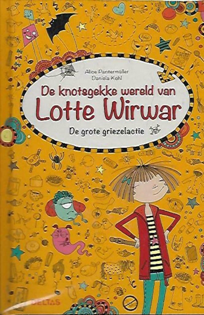 de knotsgekke wereld van lotte wirwar de grote griezelactie, Boeken, Kinderboeken | Jeugd | 10 tot 12 jaar, Nieuw, Fictie, Ophalen of Verzenden