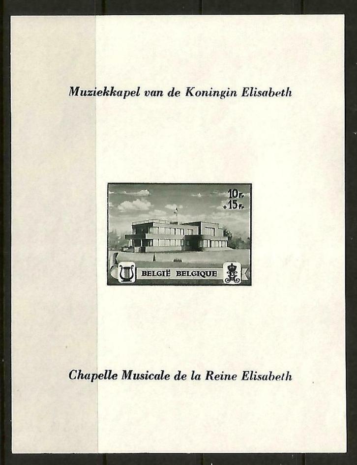 België 1941 Muziekkapel Kon. Elisabeth OBP Blok 14**, Postzegels en Munten, Postzegels | Europa | België, Postfris, Orginele gom
