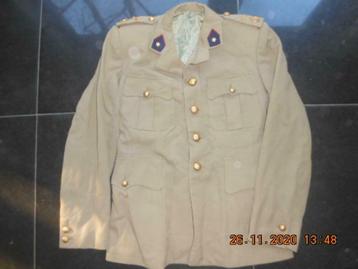 BELGIQUE - ABL 1950 - VESTE OFFICIER DTCA, Collections, Enlèvement ou Envoi, Armée de terre, Vêtements ou Chaussures