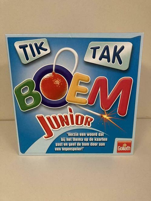 Tik tak boem junior, Hobby & Loisirs créatifs, Jeux de société | Jeux de cartes, Comme neuf, Cinq joueurs ou plus, Enlèvement