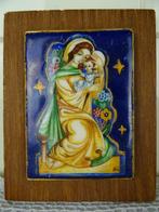 Geëmailleerd kunstwerk icoon Heilige Maria NH. curiosa kunst, Antiek en Kunst, Antiek | Religieuze voorwerpen, Ophalen of Verzenden