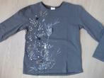 Zara girls - Donkergrijze longsleeve. Maat 11/12j. Als nieuw, Kinderen en Baby's, MET, Meisje, Ophalen of Verzenden, Zo goed als nieuw
