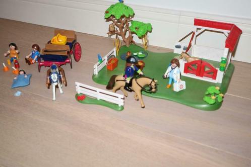2 sets Playmobil: Paardenkoets én Eerste Hulp in de Stal, Kinderen en Baby's, Speelgoed | Playmobil, Gebruikt, Complete set, Ophalen of Verzenden