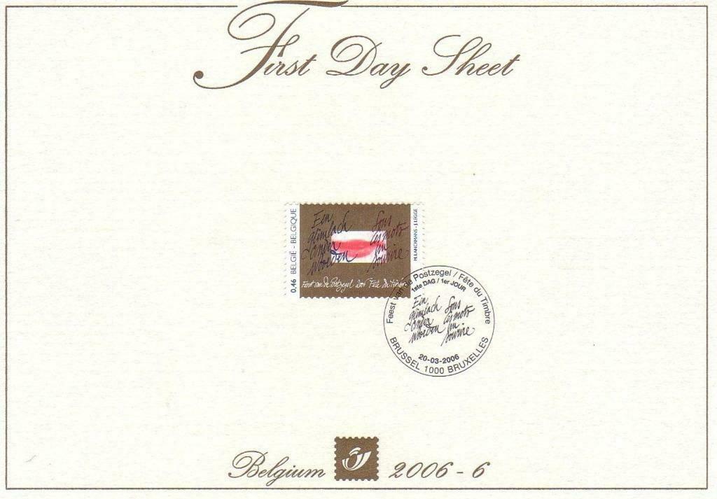 Année 2006 : FDS 2006-06- 3498 - Fête du timbre, Enlèvement ou Envoi