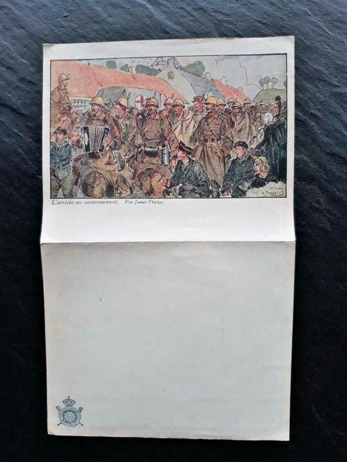brief  papier met afbeelding van ..., Collections, Objets militaires | Général, Enlèvement
