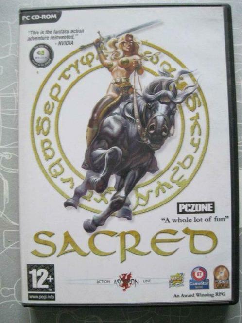 CD-ROM PC Sacred + Extension Underworld, Consoles de jeu & Jeux vidéo, Jeux | PC, Utilisé, Enlèvement ou Envoi