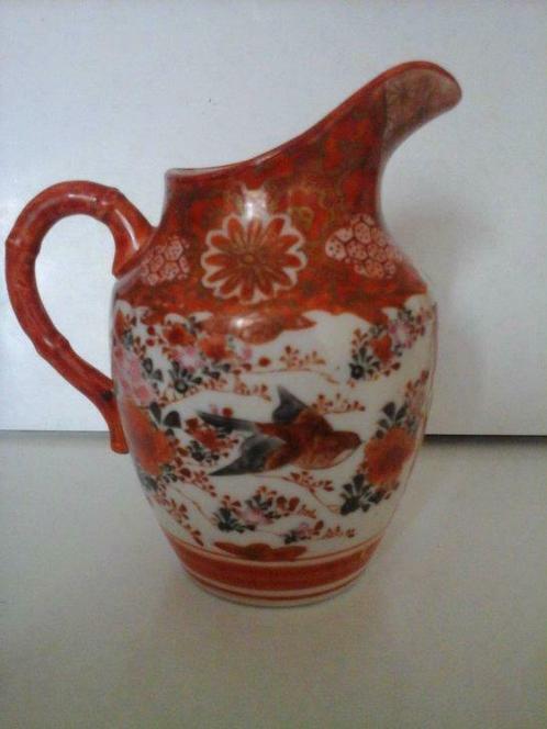 Cruche porcelaine Japonaise Kutani Taisho periode 1912/26, Antiquités & Art, Antiquités | Céramique & Poterie, Enlèvement ou Envoi