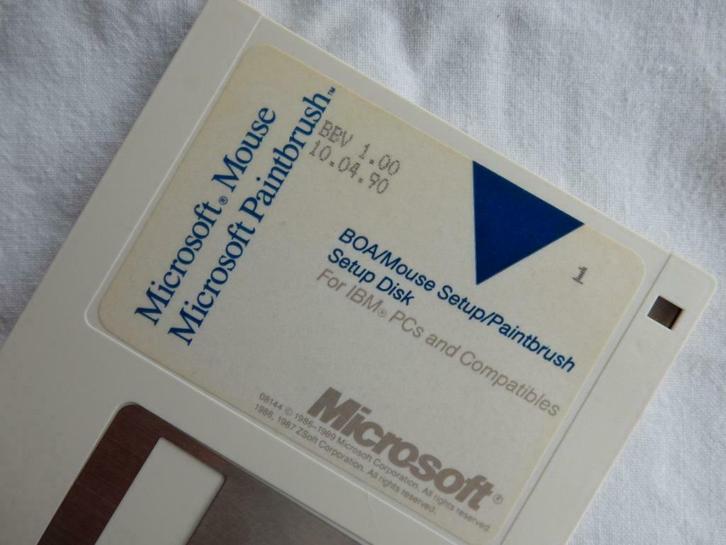 Vintage : MS DOS, PC tools, Paintbrush, Mouse, Computers en Software, Besturingssoftware, Gebruikt, Windows, Ophalen of Verzenden