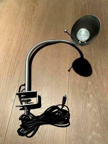 Bureaulamp met klem, Enlèvement, Comme neuf, Neutraal