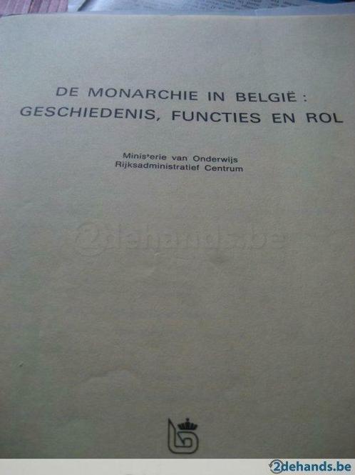infobrochure de monarchie in België, Collections, Maisons royales & Noblesse, Utilisé