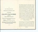 RP C. Forthomme Volontaire 1914-18/décédé à Beringen-mines, Collections, Envoi