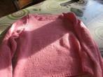 PULL DAME TRICOT FAIT MAIN TAILLE 38-40, Comme neuf, Fait Main, Taille 38/40 (M), Rose