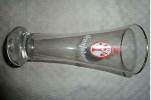 #F bier glas ORANJEBOOM " Fluitje " Brouwerij Oranjeboom, Verzamelen, Glas en Drinkglazen, Nieuw, Bierglas, Ophalen of Verzenden