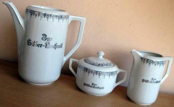 Koffieservies - Giesche  - Bur Silberhochzeit - Vintage