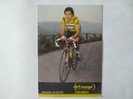 wielerkaart 1988 team del tongo giuseppe saronni signe, Comme neuf, Envoi