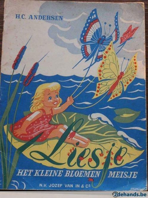 Het kleine bloemenmeisje. reeks Liesje(anno)1959H.C.Andersen, Antiquités & Art, Antiquités | Livres & Manuscrits