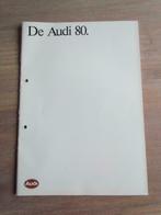 Folder Audi 80 1986, Audi, Ophalen of Verzenden, Zo goed als nieuw