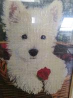 Puzzel van hond in kader, Hobby en Vrije tijd, Ophalen of Verzenden, 500 t/m 1500 stukjes, Nieuw, Legpuzzel