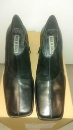 252* belles chaussures noires en cuir (pointure 39), Escarpins, Envoi, Neuf