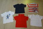 Pakket van 5 T-shirts jongen maat 74, Kinderen en Baby's, Ophalen of Verzenden, Gebruikt, Jongetje, Shirtje of Longsleeve