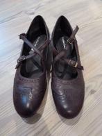 Bruine lederen schoenen van Emilio Luca (mt 41), Nieuw, Schoenen met lage hakken, Bruin, Verzenden