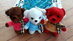 3 hangers teddy bears teddie beertjes in nieuwstaat 7-8 cm g, Kinderen en Baby's, Ophalen of Verzenden, Nieuw