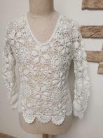 Heel mooie witte gehaakte trui, Kleding | Dames, Maat 38/40 (M), Ophalen of Verzenden, Wit, Zo goed als nieuw