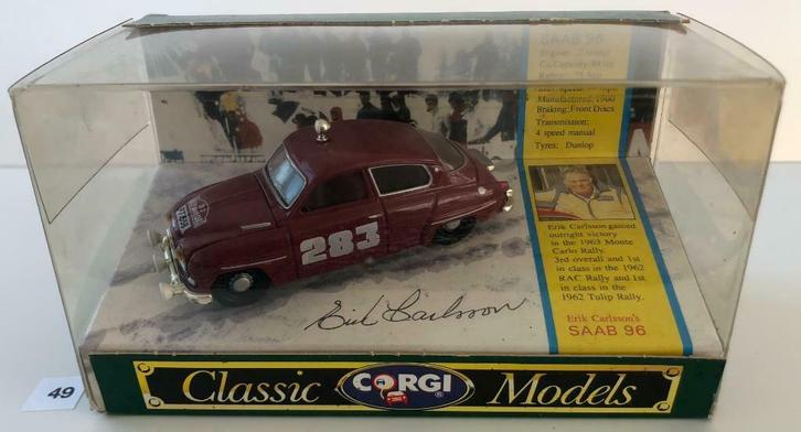 Corgi Classic Models SAAB 96 Rally ‘283’ - MIB, Hobby en Vrije tijd, Modelauto's | 1:43, Nieuw, Auto, Corgi, Ophalen of Verzenden
