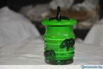 +pot avec couvercle murano couleur vert, Antiquités & Art, Enlèvement ou Envoi