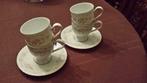Porseleinen kopjes / 4 porseleinen kopjes gestempeld, Antiek en Kunst, Ophalen of Verzenden